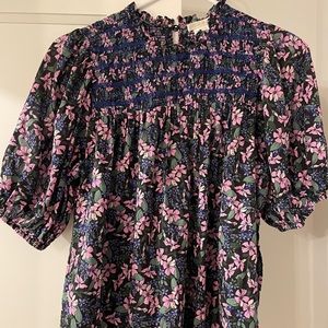 Shoshanna floral blouse